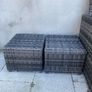Rattan garden furniture corner sofa set Image 5