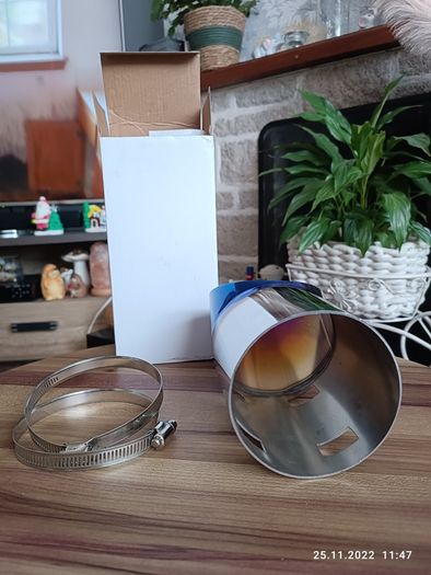 Car Styling Mufflers Exhaust Tail Throat Pipe Tip Universal Stainless Steel Large Diameter 96mm