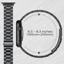 Compatible for Metal Apple Watch Straps 46mm 45mm 44mm 49mm 42mm 41mm 40mm 38mm Men, Business Stainless Steel Bands for iWatch Ultra 3/2/1,SE3,Series 11 10 9 8 7 6 5 4 3 2 1 Image 5
