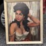 Vintage H. Walter Ilonka Portrait Mid-Century Retro Framed Image 2