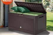 Garden Storage Box Cushions 310L  Rattan Look