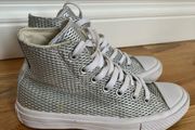 Silver Chuck Taylor Silver Boots