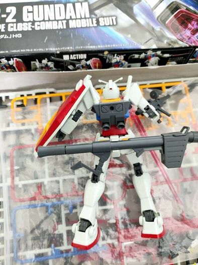 Mobile Suit Gundam RX-78-2 Prototype Close Combat Mobile Suit HG Gunpla Model Bandai 2015 High Grade