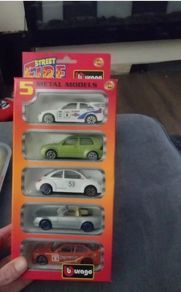 vintage Burago Fire Street Pack Set