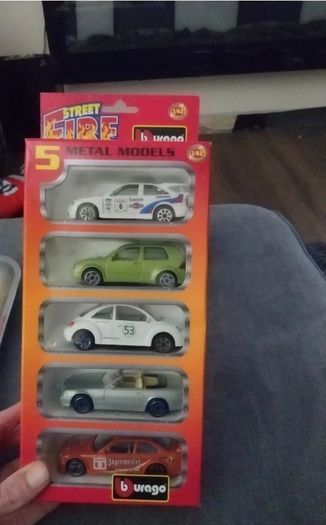 vintage Burago Fire Street Pack Set
