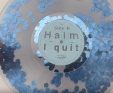 HAIM I Quit Glitter Filled Vinyl 2 x LPs Limited Edition Transparent Glitter Rare