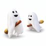 Cute Ghost on a Broom - 3D - Halloween Decor Image 2