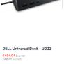 Brand-new DELL Universal Dockingstation - UD22 USB-C open box Image 4