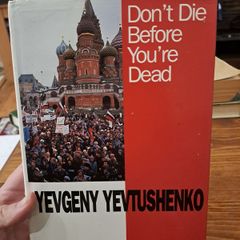1st ed signed Dont Die Before You re Dead