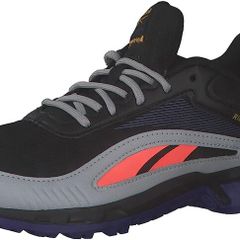 Reebok Women's Ridgerider 6 Sneaker, Core Black/ Bold Purple/ Orange Flare, 4 UK, 37 EU