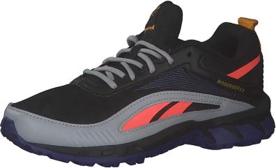 Reebok Women's Ridgerider 6 Sneaker, Core Black/ Bold Purple/ Orange Flare, 4 UK, 37 EU