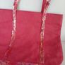 New pink suede tote bag Image 2