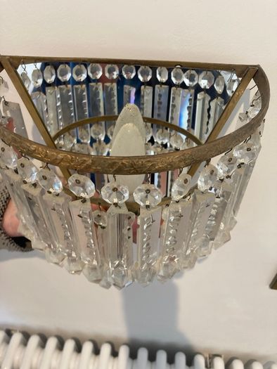 Vintage Wall Light - Crystal