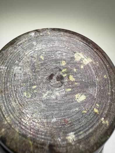 Antique Miniature Turned Cornish Serpentine (Stone Salt or Pin Dish)