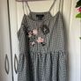 top Bnwt size 12 black & white gingham top primark Image 8
