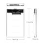 SSD / HDD Transparent case Enclosure Sata 2.5 inch. Image 2