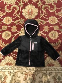 DKNY Jeans Faux Fur Jacket, size-18 months