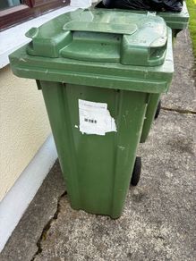 wheelie bins