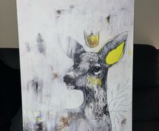 Deer Wall Art 50 x 70 cm