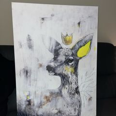 Deer Wall Art 50 x 70 cm