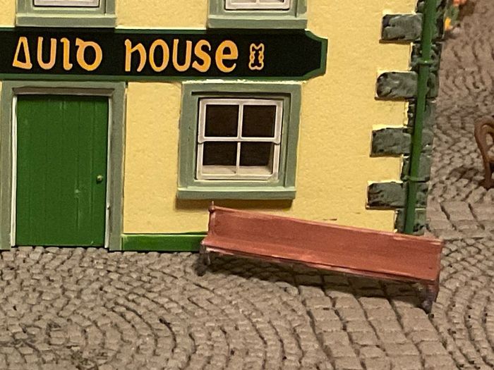 1:72 model railway bench many available