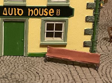 1:72 model railway bench many available
