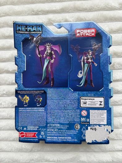 Mattel He-Man and The Masters of the Universe Power Attack Evil-Lyn new Damaged box Please look at the pictures