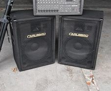 Mackie 808M powered mixer with pair of Carlsbro Beta 115 speakers