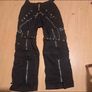 fashionable wemons black denim pants Image 2