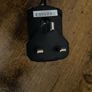Standard 3 Pin UK/IE Wall Charger to Mini USB Cable Black Image 2