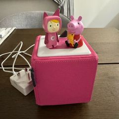 Pink Toniebox with 2 free Tonies