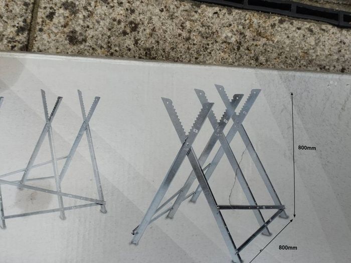 Galvanized Steel Saw Trestle