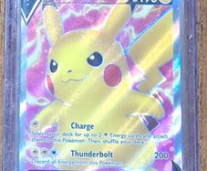 pikachu V pokemon card