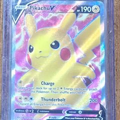 pikachu V pokemon card