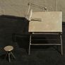 925 Sterling Silver Drawing Table and Stool Scuplture by UnoAerre Image 8