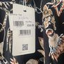 Ladies zhenzi black floral top plus size Image 4