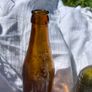 2  Vintage half pint glass Cork Advertising Bottles Image 10
