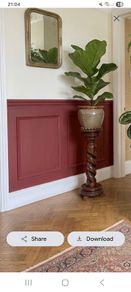 Mid centruy Twist Plant Stand