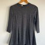 Stella black sliver lured peplum top size 12 Image 4
