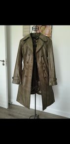 Leather Trench Size Uk 14