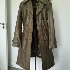 Leather Trench Size Uk 14