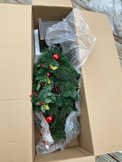 Job  lots of  high quality Xmas decorations incl Xmas trees x 2!