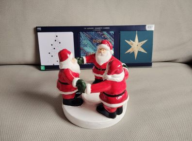 Tea light candle holder, christmas cards, Xmas tree baubles