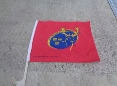 Munster Rugby Car Flag for Sale