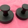 2 pcs Suction Cup Hooks for Shower, Bathroom Hanging Towels Robe Loofah Hook, Mounting On Glass Shower Doors Mirrors Image 2
