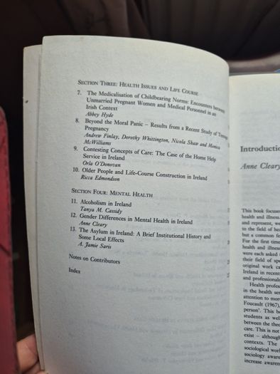 The Sociology of Health and Illness in Ireland / Nursing Books/ Psychology