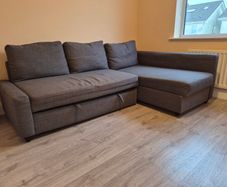 IKEA Friheten Corner Sofa-Bed with Storage - Dark Grey