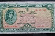 1976 Lady Lavery 1 pound banknote