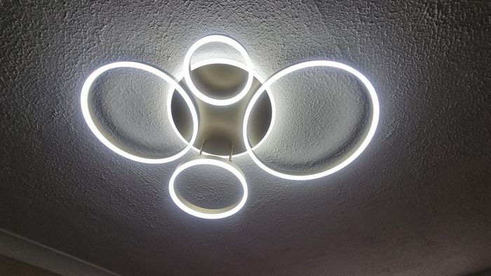 4-ring integrated LED ceiling light