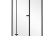 Pixa Black Shower Enclosure 120x90x195cm